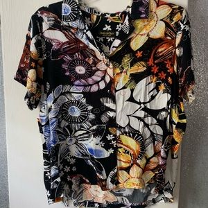 VTG Jams work Hawaiian top rare pattern !